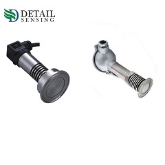 DPT242 Flat Diaphragm Pressure Sensor - Clamps Flange Install