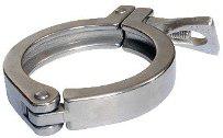 DPT242 Flat Diaphragm Pressure Sensor - Clamps Flange Install